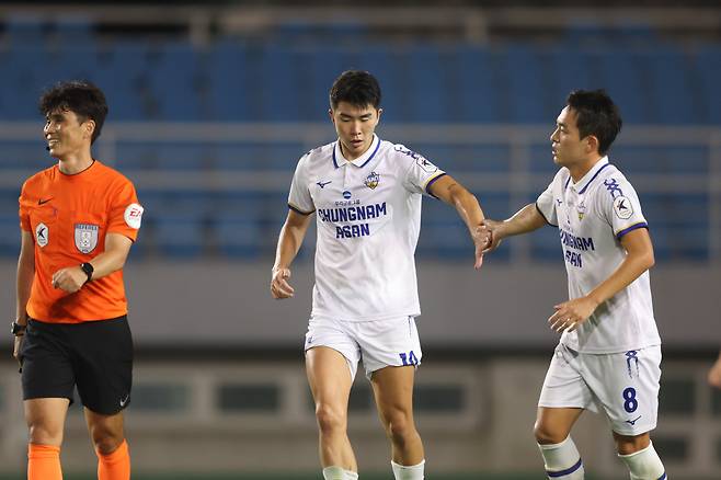 충남 아산 유강현. 사진제공=프로축구연맹