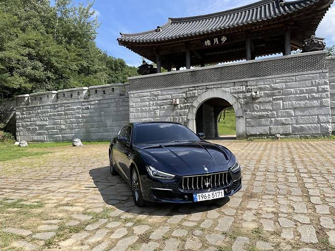 Test-drive session of the Maserati Ghibli GT Hybrid in Andong, North Gyeongsang Province (Stellantis Korea)