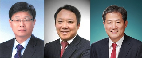(사진 왼쪽부터)남병호 전 KT캐피탈 대표, 박지우 전 KB캐피탈 대표, 정완규 전 한국증권금융 사장