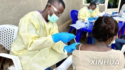 콩고민주공화국 에볼라 바이러스 예방접종 모습 [신화 연합뉴스 자료사진. 재판매 및 DB 금지]
