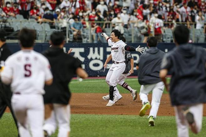 연패에서 벗어사난 키움 히어로즈. ⓒ키 움 히어로즈.