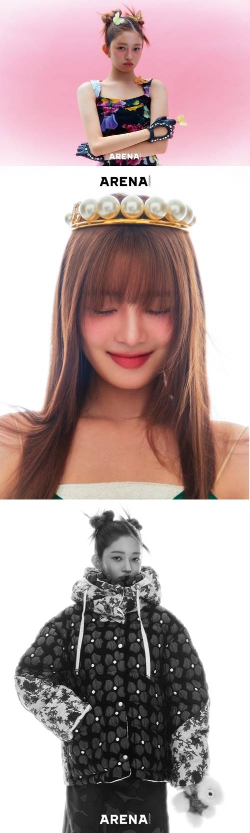 아이브 레이의 화보가 공개됐다. 사진= 아레나 옴므 플러스