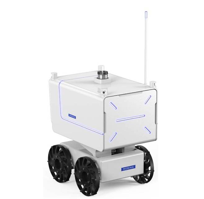 MOBINN 장애물 극복 자율주행 로봇. BGF 리테일 제공