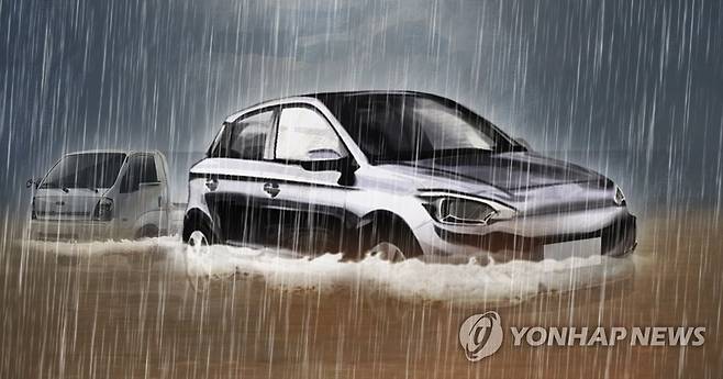 차량 침수 (PG) [제작 최자윤, 이태호] 일러스트