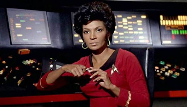 1960년대 방영된 '스타트렉' TV 시리즈에 출연할 당시의 배우 니셸 니콜스. /IMDB