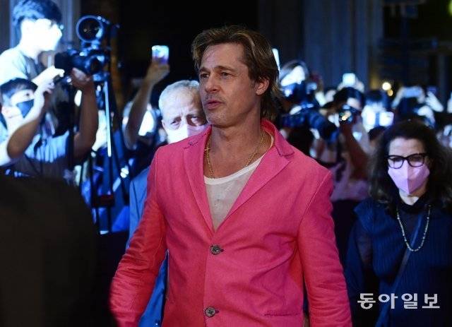 최근 영화 ‘불릿 트레인’ 개봉에 맞춰 방한한 브래드 피트. 한국나이로 환갑이 된 피트는 철저한 자기관리로 여전히 젊음을 유지하고 있다. 주현희 스포츠동아 기자 teth1147@donga.com