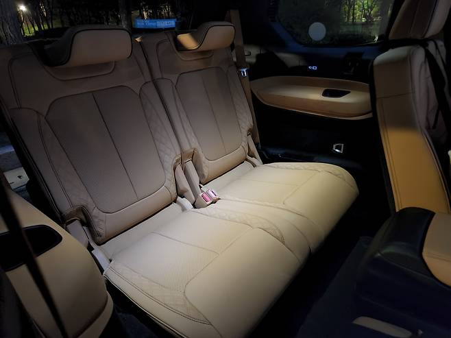 지프 올 뉴 그랜드 체로키 L 3열. [원호연 기자]