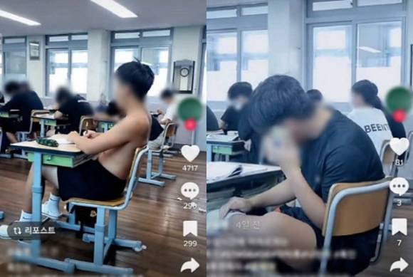 해당 영상이 올라온 틱톡 계정에 올라온 다른 영상 모습이다.  [사진=틱톡]