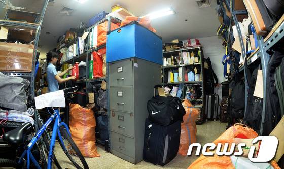 (사진은 기사 내용과 무관함. 시청역 유실물센터의 모습) / 뉴스1 ⓒ News1