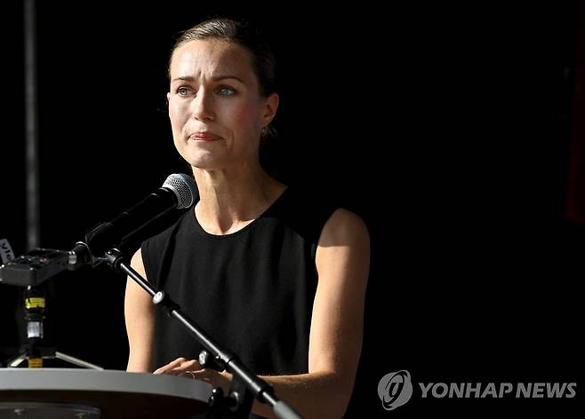 산나 마린 핀란드 총리 [AFP 연합뉴스 자료사진. 재판매 및 DB 금지]