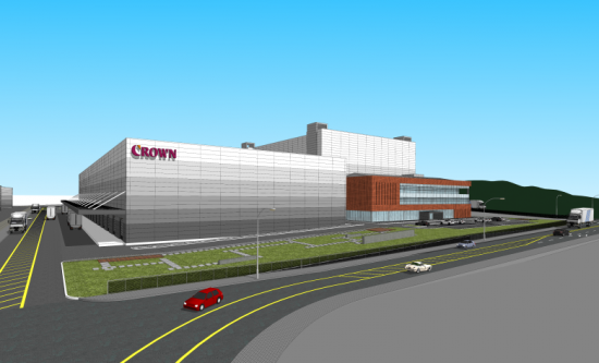 크라운제과 아산신공장 조감도