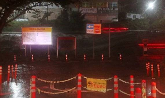 폭우로 불어난 남천. 2022.9.6/뉴스1 ⓒ News1 /사진=뉴스1