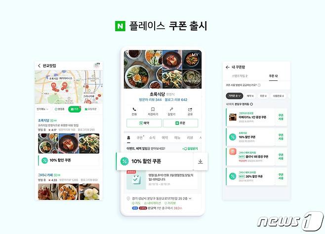 네이버, 스마트플레이스 플랫폼에 SME 마케팅 돕는 '플레이스 쿠폰' 출시(네이버 제공)
