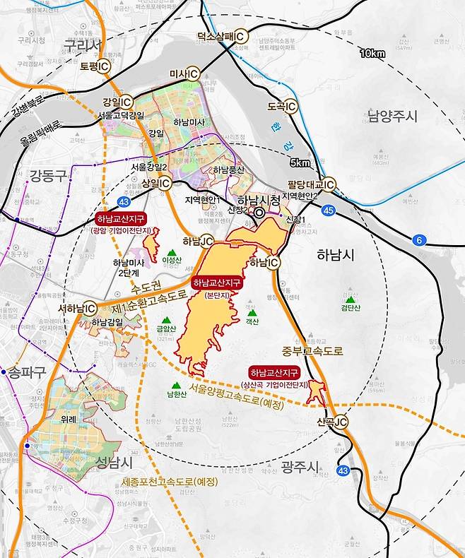 광암·상산곡 기업이전단지 위치도 [GH 제공. 재판매 및 DB 금지]