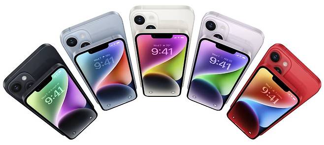 애플 아이폰 14와 14 플러스. 출처 = 애플