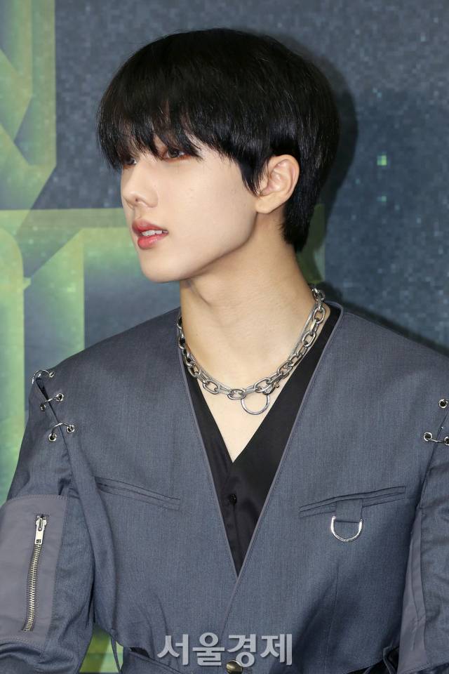 NCT드림(NCT DREAM) 지성이 8일 오후 서울 송파구 잠실 올림픽주경기장에서 열린 두 번째 단독 콘서트 '더 드림쇼 - 인 어 드림(THE DREAM SHOW -In A DREAM)' 기자회견에서 질문을 듣고 있다. / 사진=김규빈 인턴기자