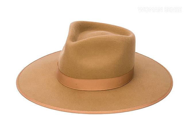 리본 밴드 장식의 울 페도라 18만원대 랙오브컬러.