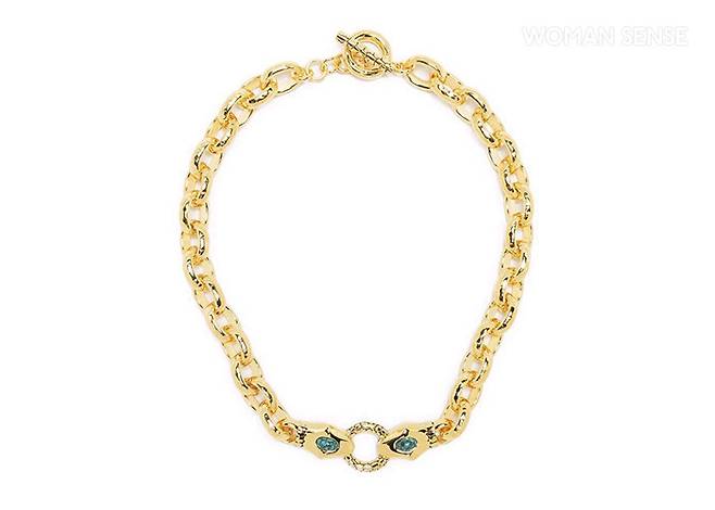 스네이크 디테일 체인 링크 네크리스 75만원 오렐리비더만.