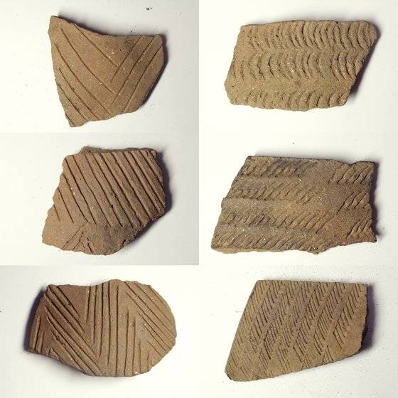 신석기인들은 빗살무늬 토기 표면에 여러 종류의 문양을 그려넣었다. 서울 암사동 유적 제공