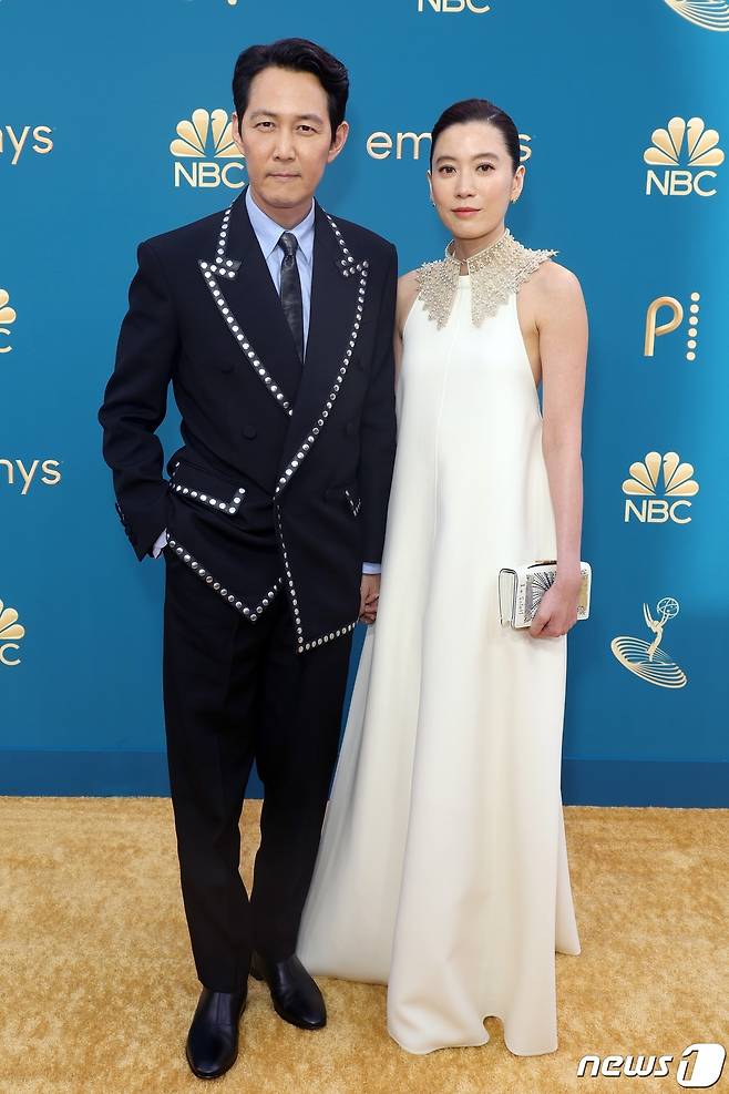 배우 이정재, 임세령 대상그룹 부회장 /제74회 프라임타임 에미상 시상식 ⓒ AFP=뉴스1