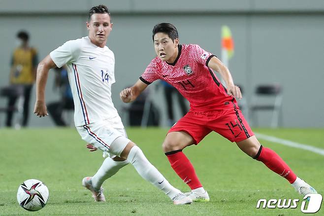 대한민국 올림픽 축구대표팀 이강인/뉴스1 ⓒ News1 민경석 기자