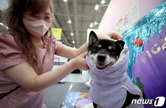 지난달 인천 연수구 송도 컨펜시아에서 '2022케이펫 페어 송도'가 열리고 있다. ⓒ News1
