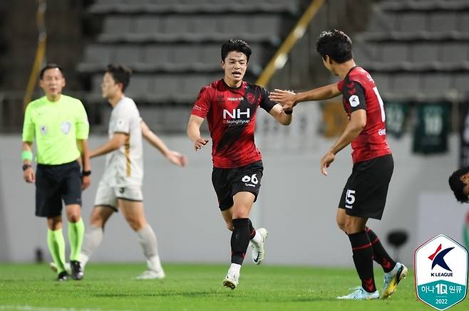 [서울=뉴시스]K리그2 경남FC 박민서. (사진=프로축구연맹 제공)