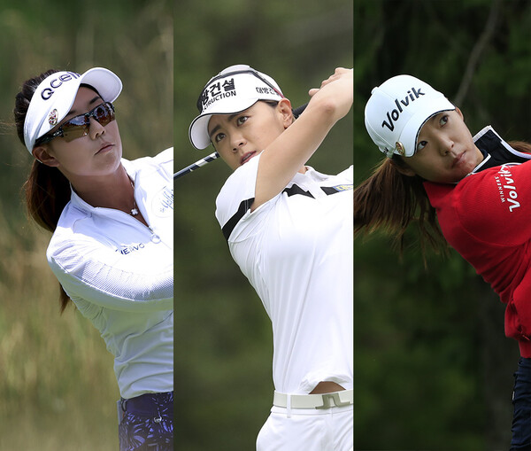 2022년 미국여자프로골프(LPGA) 투어 어메이징크리 포틀랜드 클래식에 출전한 최나연 프로(사진제공=KLPGA). 신지은, 이미향(사진제공=Getty Images_LPGA)