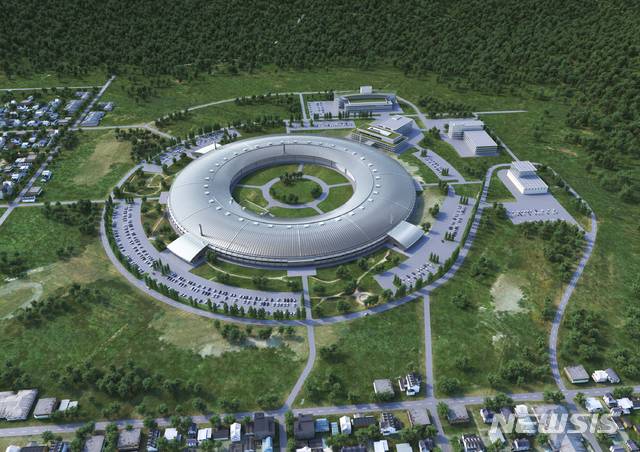 [청주=뉴시스] 다목적 방사광가속기 구축 사업 조감도. (사진=뉴시스 DB) photo@newsis.com