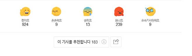 개편전 기사 스티커(출처: 네이버)