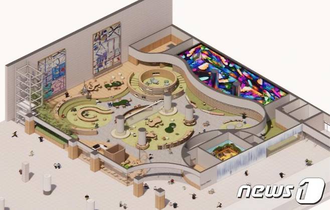 부산시청 들락날락 조감도