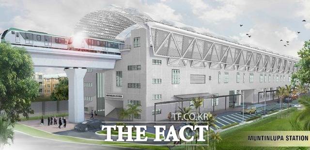 유가와 환율이 오르며 건설업계의 해외수주 환경이 개선되고 자산가치가 상승할 전망이다. 사진은 현대건설이 이달 필리핀에서 수주한 1조 9000억원 규모의 마닐라 도심 관통 철도 공사 조감도. /현대건설 제공