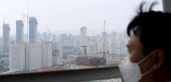 세종시 어진동 밀마루 전망대에서 바라본 일대 전경 [사진=연합뉴스]