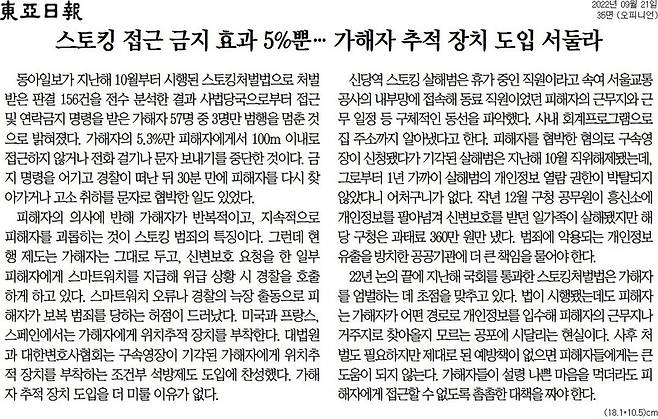 ▲ 동아일보 사설 갈무리.