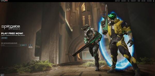 게임 '스플릿게이트(Splitgate)' 스크린샷