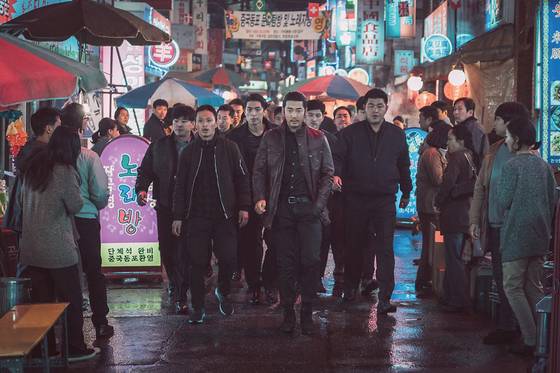 A scene from crime action film “The Outlaws” (2017), which takes place in Seoul's Chinatown [MEGABOX PLUS M]