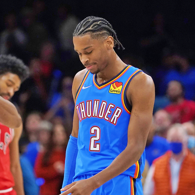 샤이 길저스 알렉산더가 개막전 출전이 불투명해졌다. B24 Dunk 제공