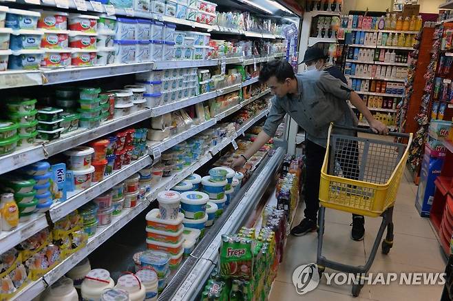 80% 치솟은 튀르키예 물가 상승률 [신화 연합뉴스 자료사진. 재판매 및 DB 금지]