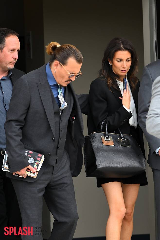 조니 뎁과 새로운 연인 조엘 리치/Splash News ⓒ 뉴스1