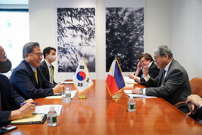 한·필리핀 외교장관회담 (외교부 제공)