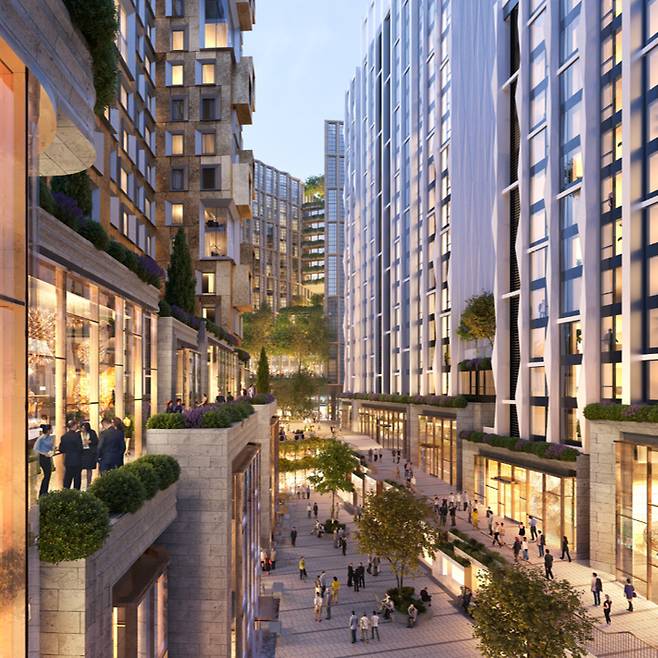 이태원동 유엔사부지 복합개발 사업 조감도/사진제공=현대건설