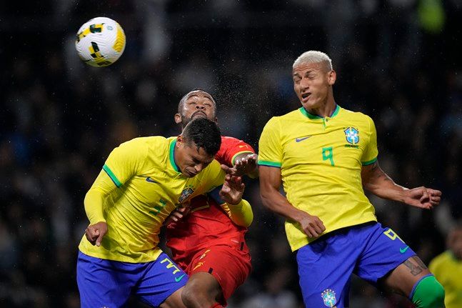 가나가 24일 브라질과의 친선경기에서 0-3 패했다. ⓒ AP=뉴시스
