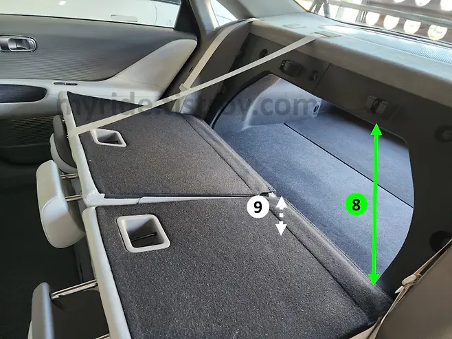 아이오닉6 트렁크 공간 실측 순서2