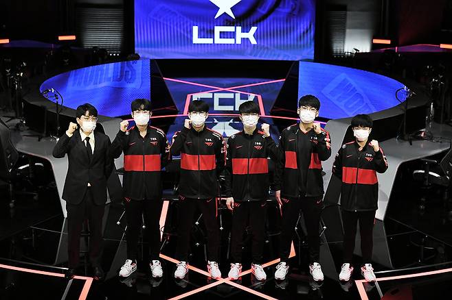 LCK 2번 시드인 T1. 사진제공=LCK