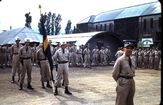 한국전쟁 중인 1953년 스웨덴 야전병원 풍경 순애 앵베리씨 가족 제공