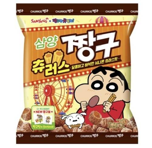 삼양식품에서 판매 중인 짱구. 삼양식품 누리집 갈무리