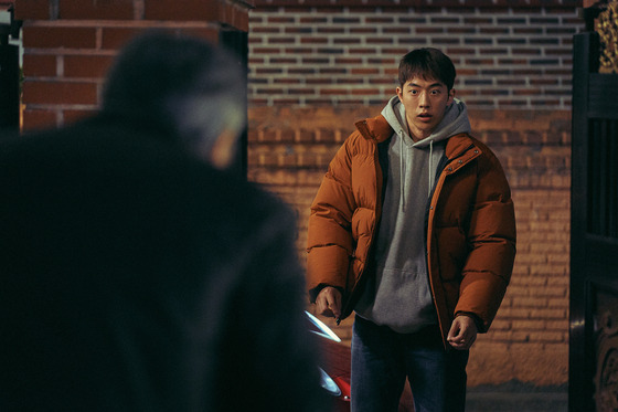 Actor Nam Joo-hyuk during a scene of the upcoming from ″Remember″ [ACEMAKER MOVIEWORKS]