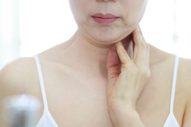 유전적 이유, 노화, 잘못된 자세, 침샘 비대가 이중턱의 원인이 될 수 있다./사진=클립아트코리아