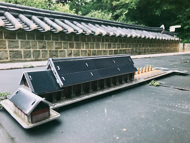 [서울=뉴시스] 정전 모형 (사진=문화재청 제공) 2022.09.27. photo@newsis.com   *재판매 및 DB 금지