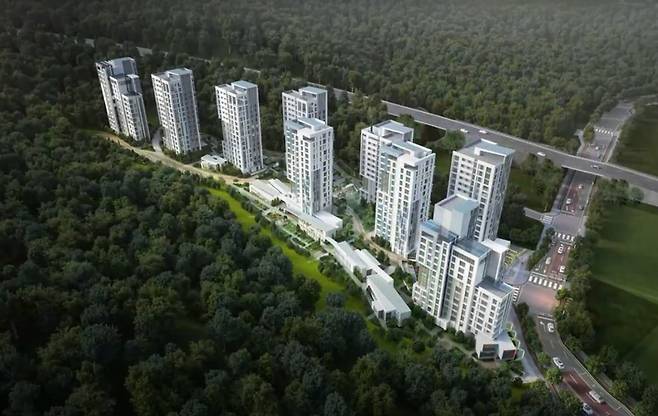 성남복정1 A-2BL 예상 조감도. (사진=한양 제공) *재판매 및 DB 금지